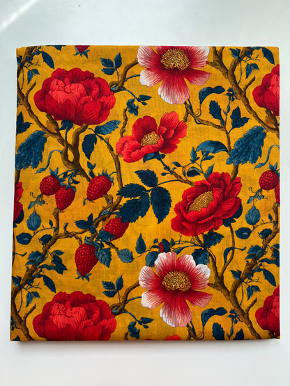 Saffron Garden - 100% Cotton