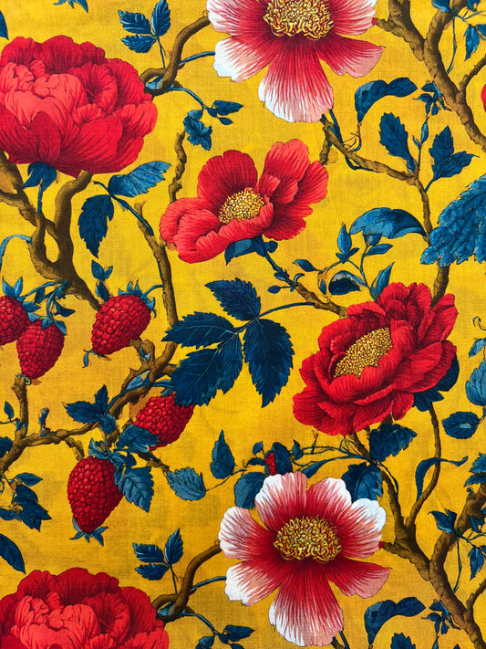 Saffron Garden - 100% Cotton