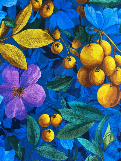 Sapphire Garden - 100% Cotton