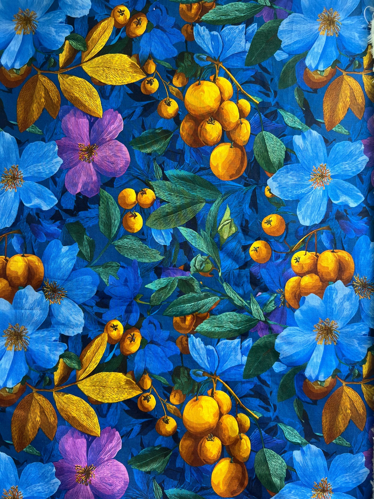 Sapphire Garden - 100% Cotton