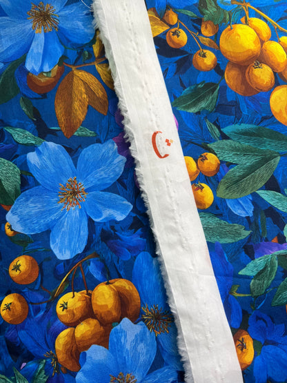 Sapphire Garden - 100% Cotton